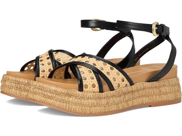 (取寄) ドルチェヴィータ レディース  Dolce Vita women Wriley Black Woven Raffiaの通販は 27,580円