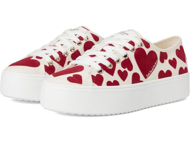 (取寄) ケイトスペード レディース サーブ レース アップ スニーカー Kate Spade New York women Serve Lace Up Sneakers Red Multiの通販は