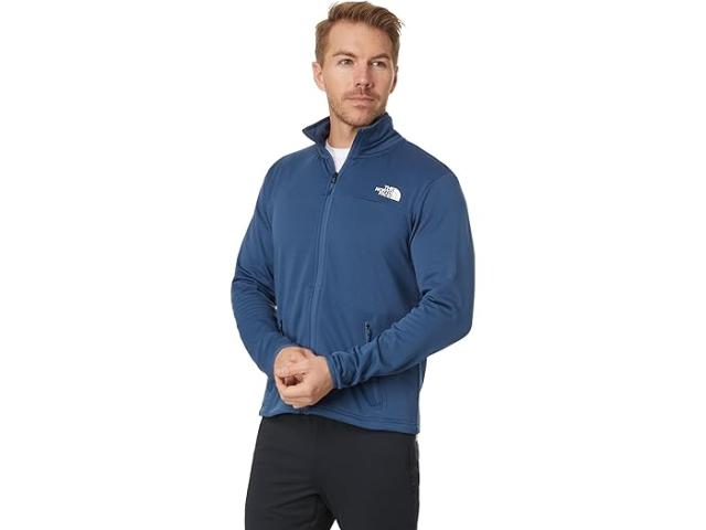 (取寄) ノースフェイス メンズ シーダー トレイル グリッド フリース フル ジップ ジャケット The North Face men The North Face Cedar Trail Grid Fleece Full Zip Jacket Shady Blue