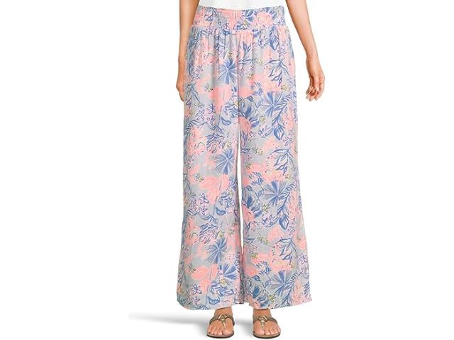 (取寄) リリー ピュリッツァー レディース エンゾ パンツ カバーアップ Lilly Pulitzer women Enzo Pant Coverup Multi Elephant Splash