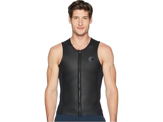 (取寄) オニール メンズ オリジナル 2mm フロント ジップ ベスト O'Neill men O'Riginal 2mm Front Zip Vest Black/Blackの通販は