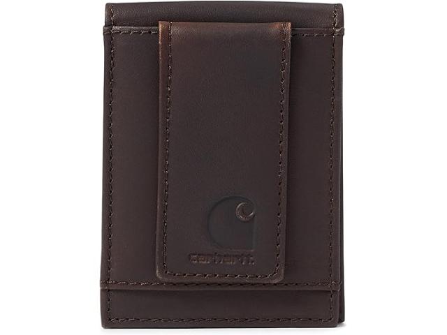(取寄) カーハート オイル タン レザー フロント ポケット ウォレット Carhartt Oil Tan Leather Front Pocket Wallet Brown
