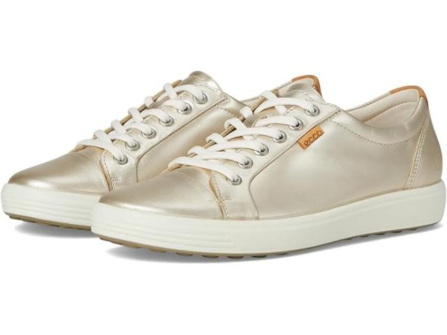 (取寄) エコー レディース ソフト 7 スニーカー ECCO women Soft 7 Sneaker Pure White Gold