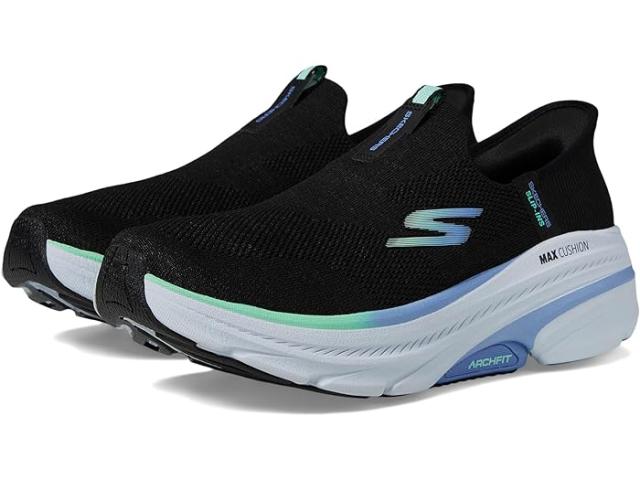 (取寄) スケッチャーズ レディース マックス クッショニニグ アーチ フィット 2.0 ケンブリッジ ハンズ フリー スリップ-インス SKECHERS women SKECHERS Max Cushioning Arch Fit 2.0 Cambridge Hands Free Slip-Ins Black/Blue