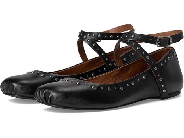 (取寄) フリーピープル レディース グレース ジェムズ バレエ フラッツ Free People women Grace Gems Ballet Flats Black Leather