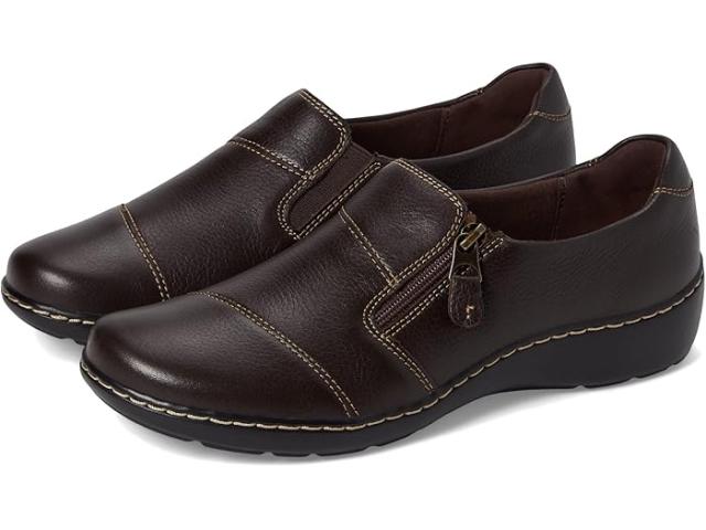 (取寄) クラークス レディース コラ ハーバー Clarks women Cora Harbor Dark Brown Leather