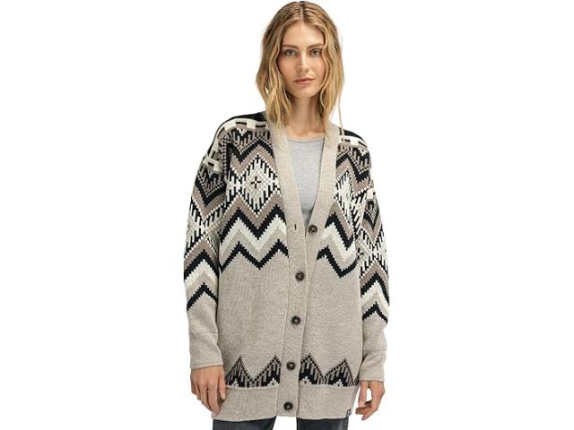 (取寄) ダーレオブノルウェー レディース スカラ カーディガン Dale of Norway women Skala Cardigan Sand/Black/Off-White