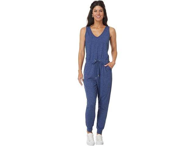 (取寄) リリー ピュリッツァー レディース メイジー Upf 50+ ジャンプスーツ Lilly Pulitzer women Maisie Upf 50+ Jumpsuit Heathered Med Blue X Noirの通販は 35,240円