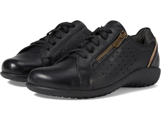 (取寄) ナオト レディース モコ Naot women Moko Soft Black Leather/Khaki Beige Leather