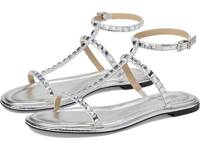 (取寄) マイケルコース レディース セリア フラッツ サンダル MICHAEL Michael Kors women Celia Flat Sandal Silver