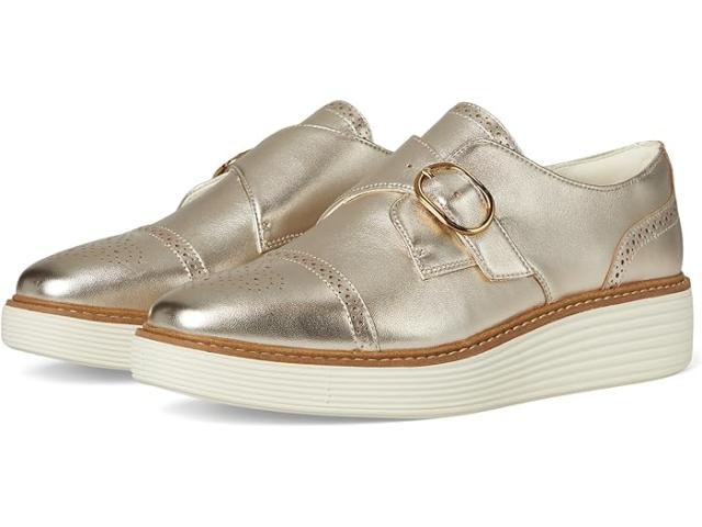 (取寄) コールハーン レディース オリジナルグランド プラットフォーム モンク ストラップ オックスフォード Cole Haan women Cole Haan Originalgrand Platform Monk Strap Oxford Soft Gold Talca/Ivoryの通販は