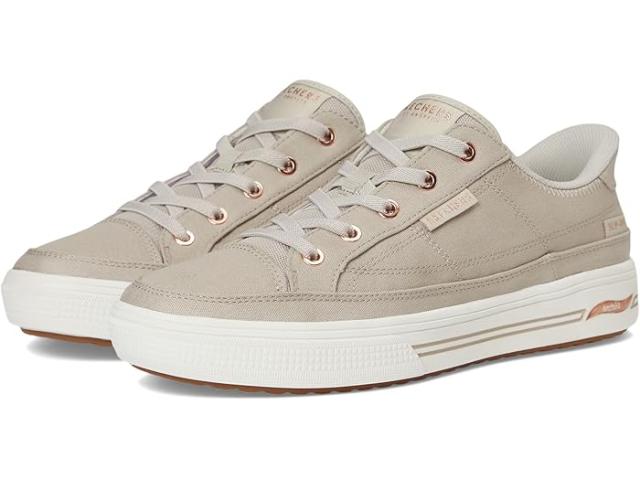 (取寄) スケッチャーズ レディース アーチ フィット ヤー ゼア ハンズ-フリー スリップ-インス SKECHERS women Arch Fit Arcade-See Ya There Hands-Free Slip-Ins Taupe