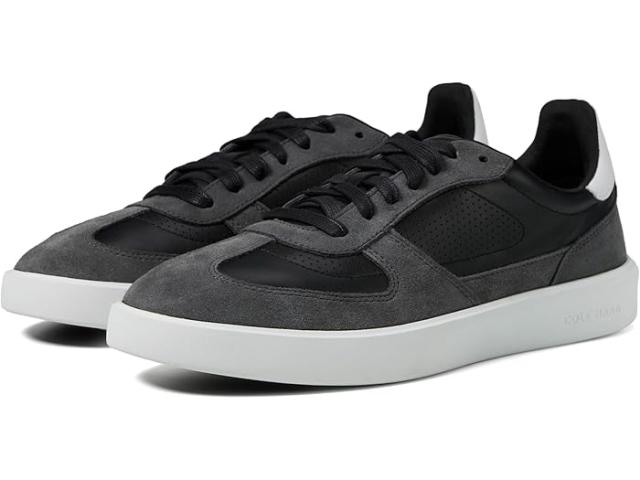 (取寄) コールハーン メンズ グランド クロスコート モダン ターフ スニーカー Cole Haan men Cole Haan Grand Crosscourt Modern Turf Sneaker Black/Gray Pinstripe/Optic White