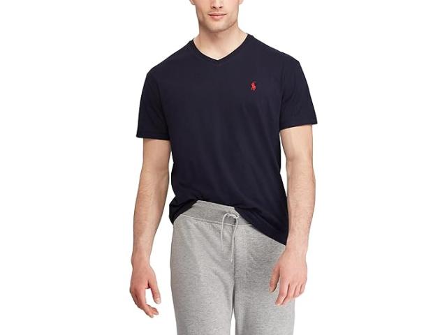 (取寄) ラルフローレン メンズ クラシック フィット V-ネック T-シャツ Polo Ralph Lauren men Classic Fit V-Neck T-Shirt Ink