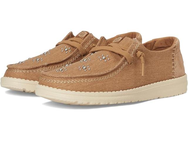 (取寄) ヘイ デュード レディース ウェンディ スター スタッズ Hey Dude women Wendy Star Stud Cognac/Tan