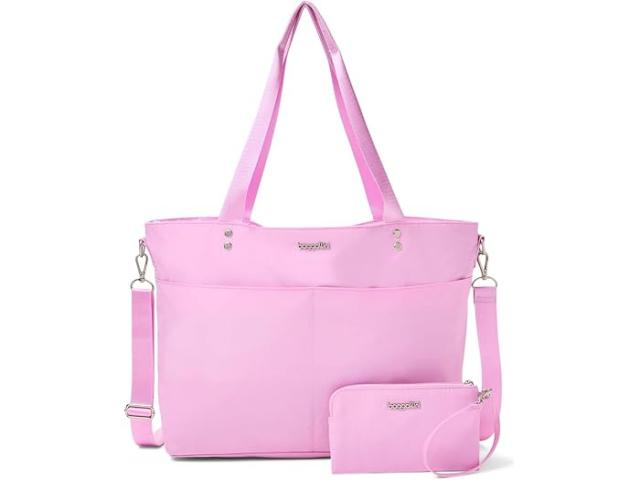 (取寄) バッガリーニ レディース キャリーオール ラップトップ トート Baggallini women Carryall Laptop Tote Hibiscus Pink