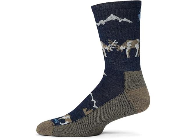 (取寄) スマートウール メンズ エブリデイ ホーンズ クラッシュ クルー ソックス Smartwool men Everyday Horns Clash Crew Socks Deep Navy