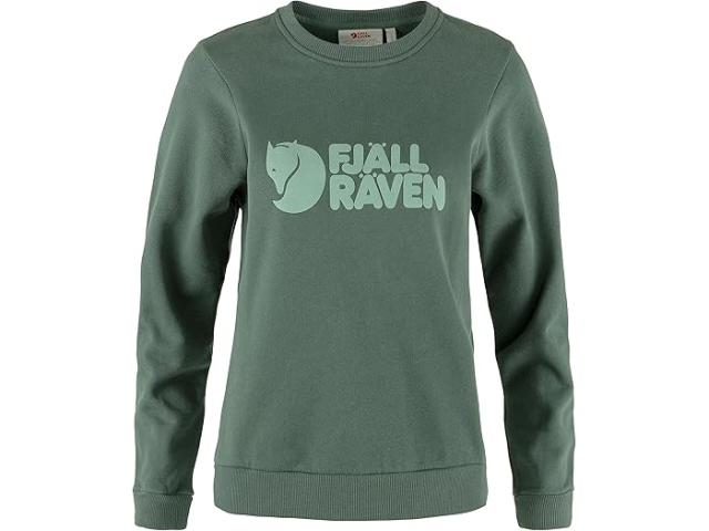 (取寄) フェールラーベン レディース ロゴ セーター Fjllrven women Fjallraven Fjallraven Logo Sweater Deep Patina/Misty Greenの通販は 22,830円