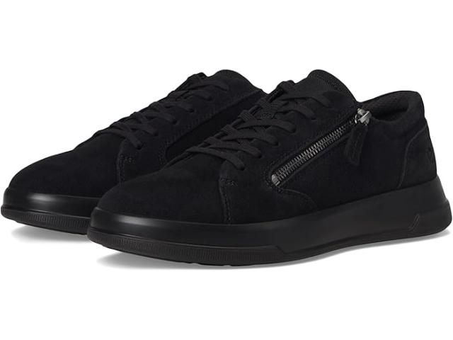 (取寄) エコー レディース ムーブ ジップ レース スニーカー ECCO women Move Zip Lace Sneaker Black/Gravel