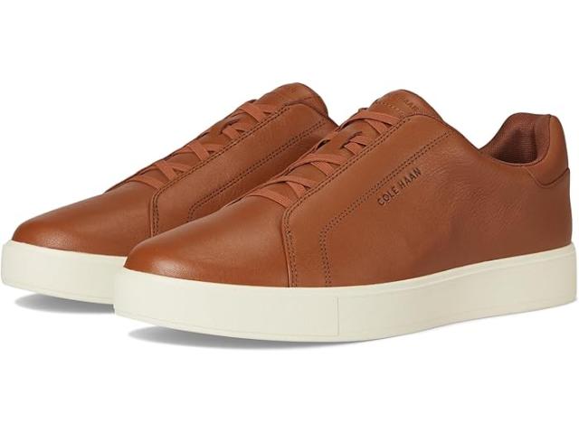 (取寄) コールハーン メンズ グランドプロ ラグゼ スリッポン スニーカー Cole Haan men Grandpro Luxe Slip-On Sneakers British Tan/Ivory