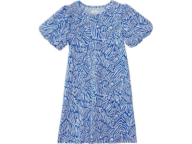 (取寄) リリー ピュリッツァー キッズ ガールズ ミニ ドレス (トドラー/リトル キッズ/ビッグ キッズ) Lilly Pulitzer Kids girls Lilly Pulitzer Kids Mini Rosen Dress (Toddler/Little Kids/Big Kids) Martinique Blue Zee Bebeの通販は