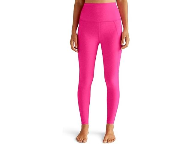 (取寄) ビヨンドヨガ レディース スペースダイ ハイ ウェスト ポケット ミディ レギンス Beyond Yoga women Beyond Yoga Spacedye High Waisted Pocket Midi Legging Pink Punch Heatherの通販は 23,689円