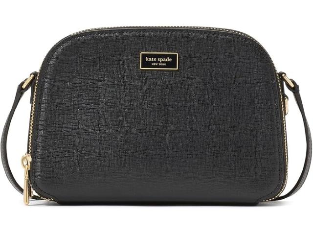(取寄) ケイトスペード レディース セレナ ダブル ジップ ドーム クロスボディ Kate Spade New York women Serena Double Zip Dome Crossbody Black