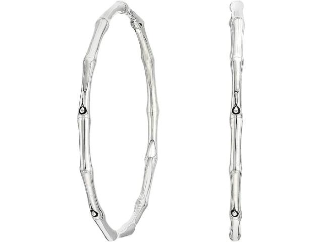 (取寄) ジョン ハーディ レディース バンブー エクストラ ラージ フープ イヤリングス John Hardy women Bamboo Extra Large Hoop Earrings Silverの通販は