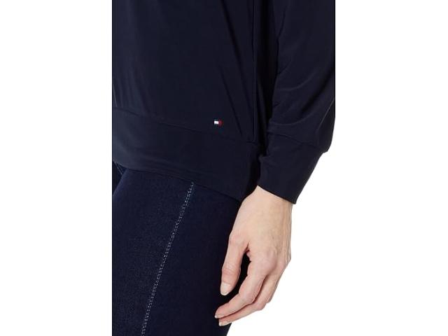 (取寄) トミーヒルフィガー レディース ロング スリーブ ユーティリティ トップ Tommy Hilfiger women Tommy Hilfiger Long Sleeve Utility Top Sky Captainの通販は