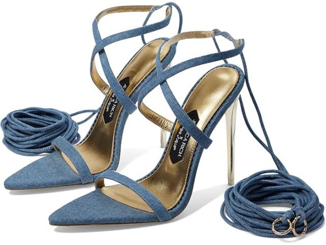 (取寄) ジェシカリッチ レディース タイ アップ サンダル Jessica Rich women Tie Up Sandal Denim