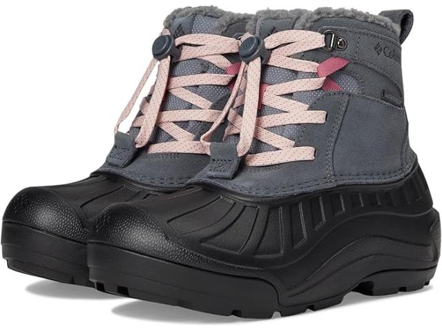 (取寄) コロンビア キッズ キッズ ユース パウダーバグ アルパイン ウォータープルーフ (トドラー/リトル キッド/ビッグ キッド) Columbia Kids kids Youth Powderbug Alpine Waterproof (Toddler/Little Kid/Big Kid) Graphite/Pink Haze