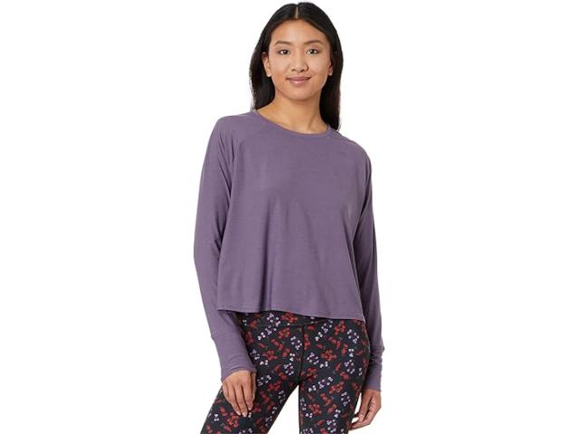 (取寄) ビヨンドヨガ レディース フェザーウェイト デイドリーマー プルオーバー - ウィメンズ Beyond Yoga women Featherweight Daydreamer Pullover - Women's Eggplant Purple Heather 取寄) ビヨンドヨガ レディース フェザーウェイト デイドリーマー プル