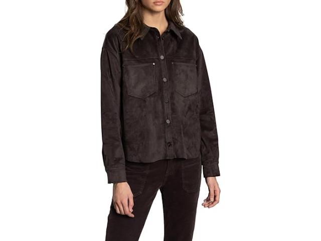 (取寄) サンクチュアリ レディース アイビー スエード シャツ Sanctuary women Ivy Suede Shirt Semi sweet