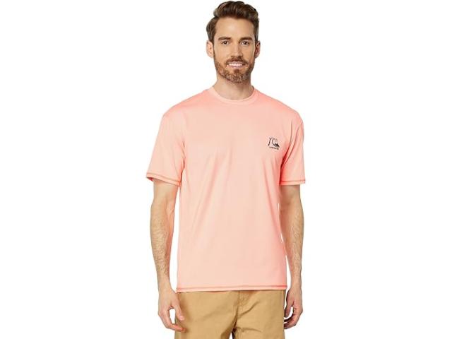 (取寄) クイックシルバー メンズ ヘリテージ ヘザー ショート スリーブ サーフ ティー Quiksilver men Heritage Heather Short Sleeve Surf Tee Fresh Salmon Heatherの通販はファッション水着