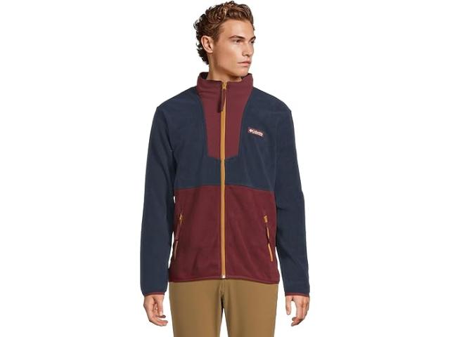 (取寄) コロンビア メンズ セコイア グローブ フル ジップ フリース Columbia men Sequoia Grove Full Zip Fleece Rich Wine/Collegiate Navy