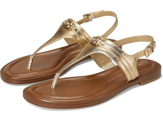 (取寄) マイケルコース レディース マンディ トング サンダル MICHAEL Michael Kors women Mandy Thong Sandal Pale Gold