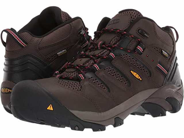 (取寄) キーン ユーティリティ メンズ ランシング ミッド ウォータープルーフ スティール トゥ KEEN Utility men  Lansing Mid Waterproof Steel Toe Cascade Brown/Brindleの通販は 48,680円