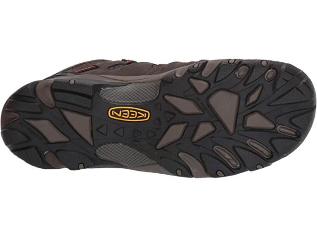 (取寄) キーン ユーティリティ メンズ ランシング ミッド ウォータープルーフ スティール トゥ KEEN Utility men  Lansing Mid Waterproof Steel Toe Cascade Brown/Brindleの通販は