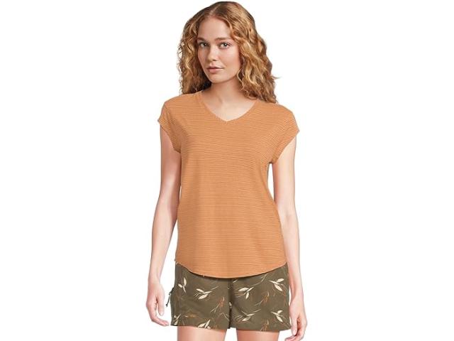 (取寄) ロイヤルロビンズ レディース ヴァケイショナー V-ネック ショート スリーブ  Robbins women Vacationer V-Neck Short Sleeve Lion Stripe