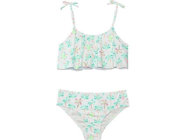 (取寄) ハーレー キッズ ガールズ フリル ビキニ (ビッグ キッド) Hurley Kids girls Flounce Bikini (Big Kid) Pale Ivory