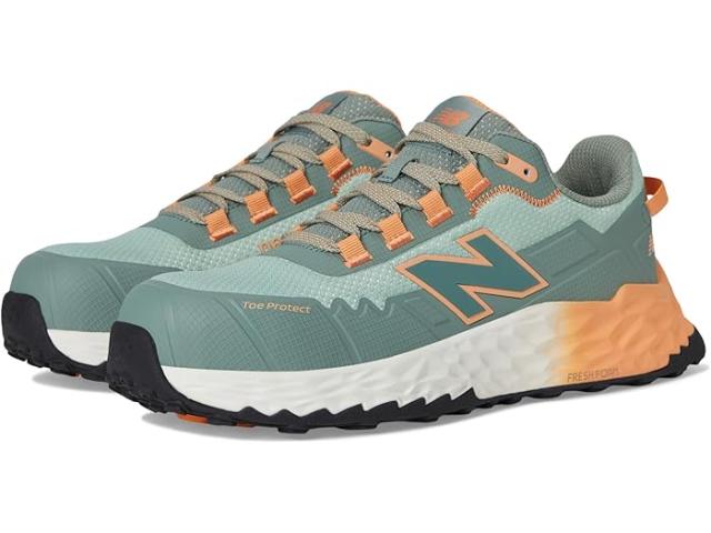 (取寄) ニューバランスワーク＆セーフティ レディース フレッシュ フォーム ロウ - コンポジット トゥ New Balance Work & Safety women Cremorne Fresh Foam Low - Composite Toe Aqua/Pumpkinの通販は 40,870円