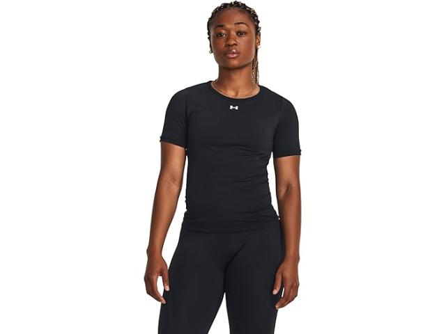 (取寄) アンダーアーマー レディース バニッシュ シームレス ショート スリーブ T-シャツ Under Armour women Vanish Seamless Short Sleeve T-Shirt Black/White