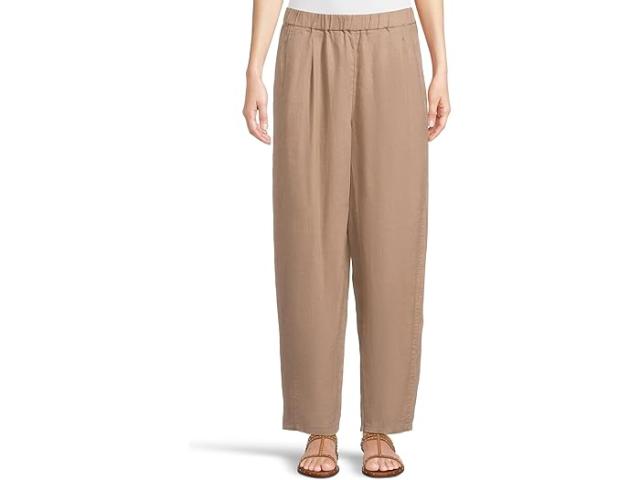 (取寄) アイリーン フィッシャー レディース アンクル プリーツ ランタン パンツ Eileen Fisher women Ankle Pleated Lantern Pants Cocoa