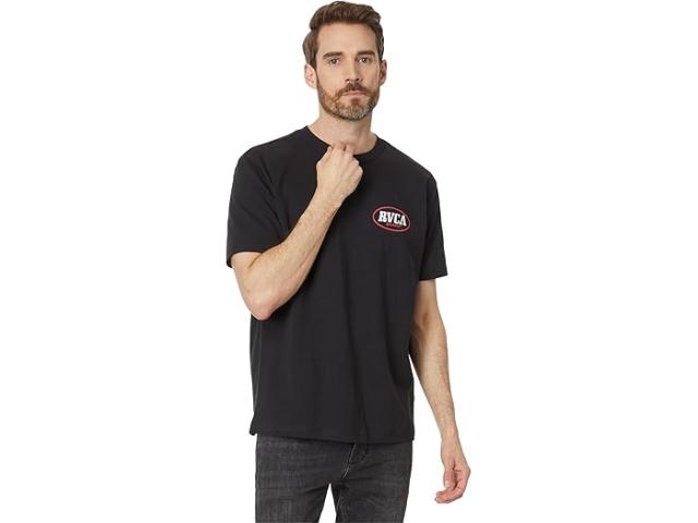 (取寄) ルーカ メンズ ベースキャンプ ショート スリーブ ティー RVCA men Basecamp Short Sleeve Tee Black