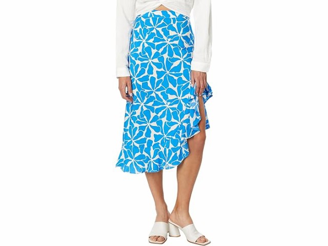 (取寄) マンゴ レディース サリナス スカート MANGO women Salinas Skirt Blueの通販は