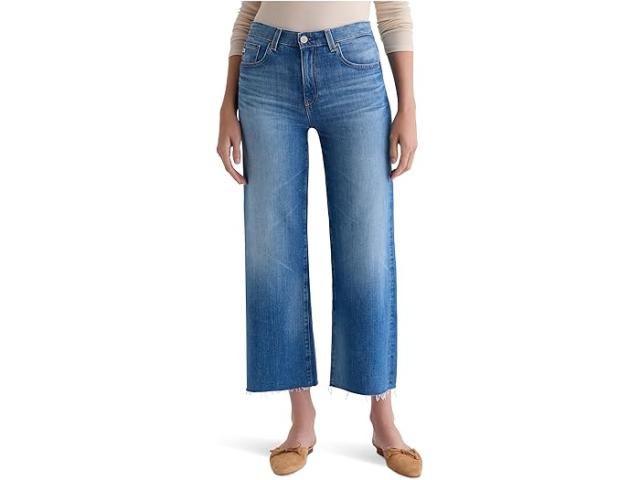 (取寄) AGジーンズ レディース サイゲ ミッド ライズ ワイド レッグ クロップ イン 13 イヤーズ アリュール AG Jeans women Saige Mid Rise Wide Leg Crop In 13 Years Allure 13 Years Allure