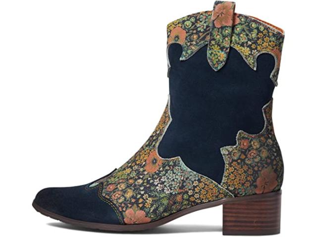 (取寄) ラルティストバイスプリングステップ レディース レディ ラック L'Artiste by Spring Step women L'Artiste by Spring Step Lady Luck Navy Multi Suedeの通販は