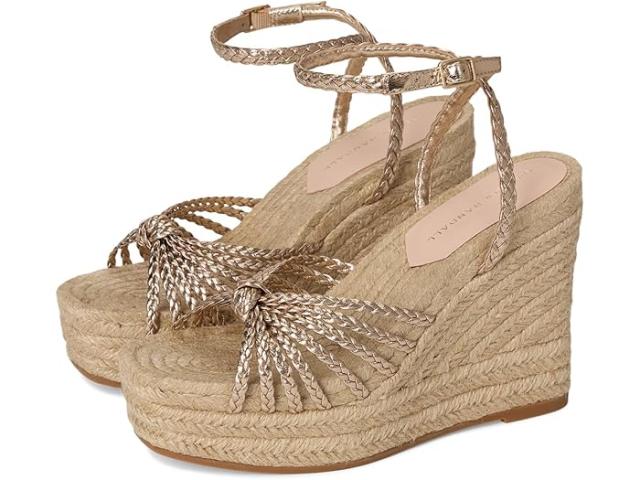 (取寄) ロフラー ランドール レディース パメラ ミニヨン ノット ウェッジ Loeffler Randall women Pamela Mignon Knot Wedge Champagne/Natural
