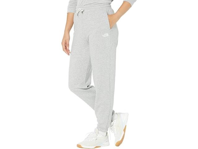 (取寄) ノースフェイス レディース ハーフ ドーム フリース スウェットパンツ The North Face women Half Dome Fleece Sweatpants TNF Light Grey Heather/TNF White