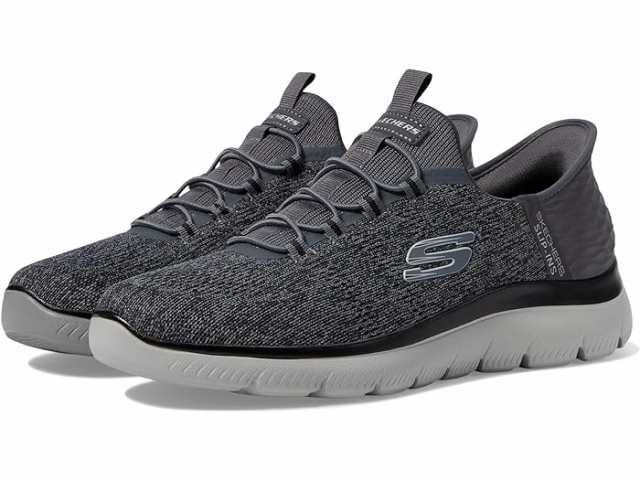 (取寄) スケッチャーズ メンズ サミッツ キー ペース ハンズ フリー スリップ-イン SKECHERS men SKECHERS Summits Key Pace Hands Free Slip-In Charcoal/Blackの通販は